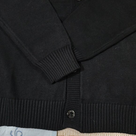 Stone Island Black Knit Cardigan - Picture 6 of 10